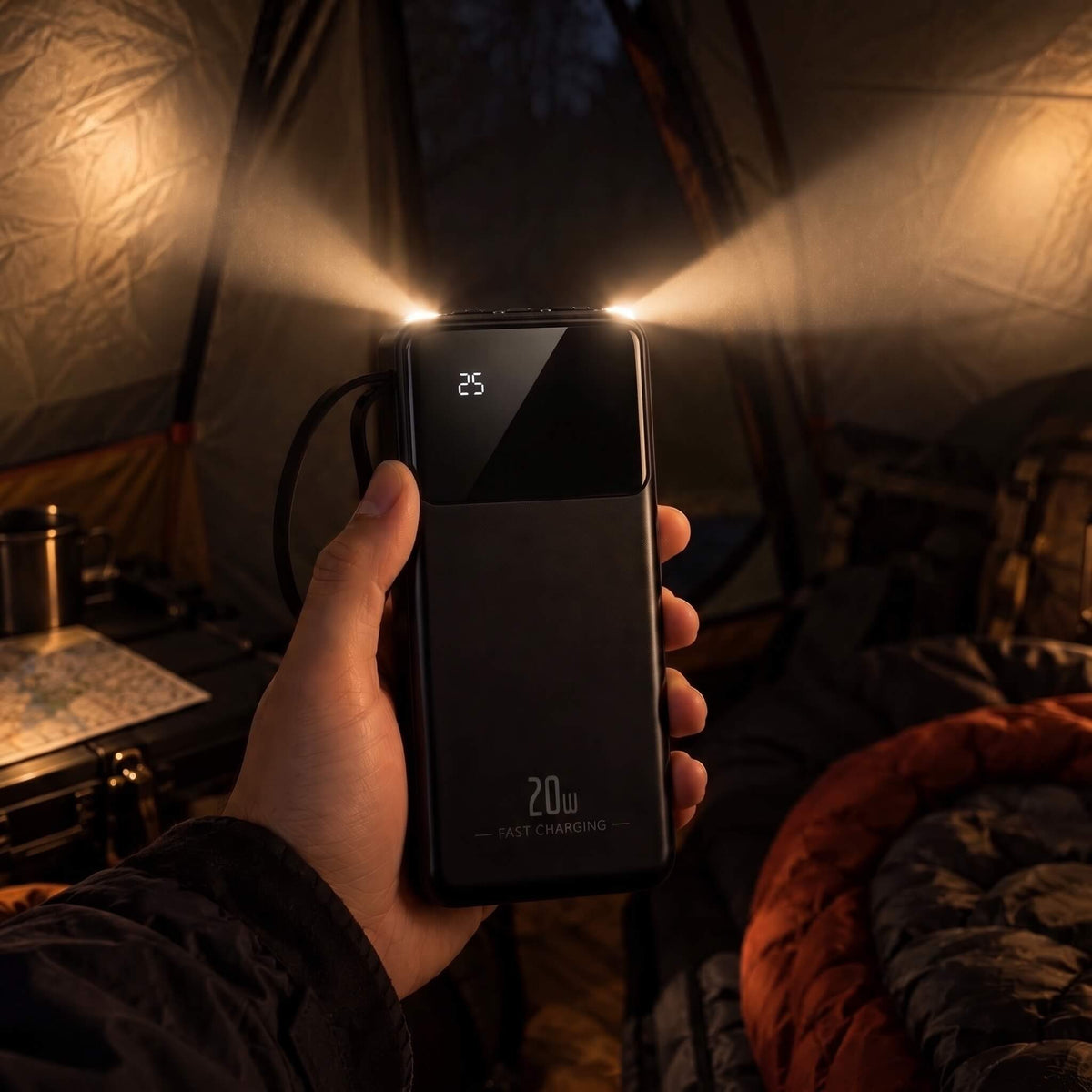 ViPower Quad - 4-Cable Power Bank